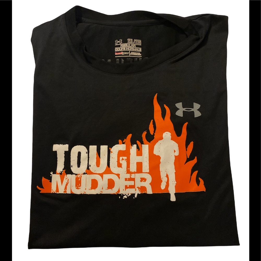 TWO (that’s right TWO) Under Armour TOUGH MUDDER shirts